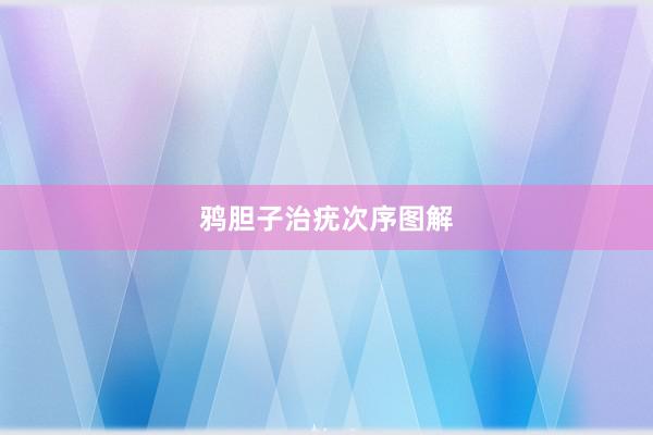 鸦胆子治疣次序图解